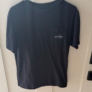 Hooey Black Short Sleeve Pocket Tee with Subtle Logo